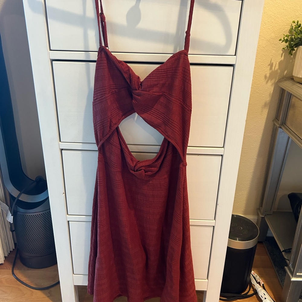 Anthropologie Rust Red Garment